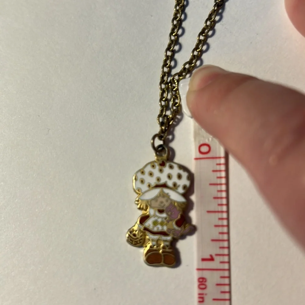Vintage 80s Strawberry Shortcake necklace